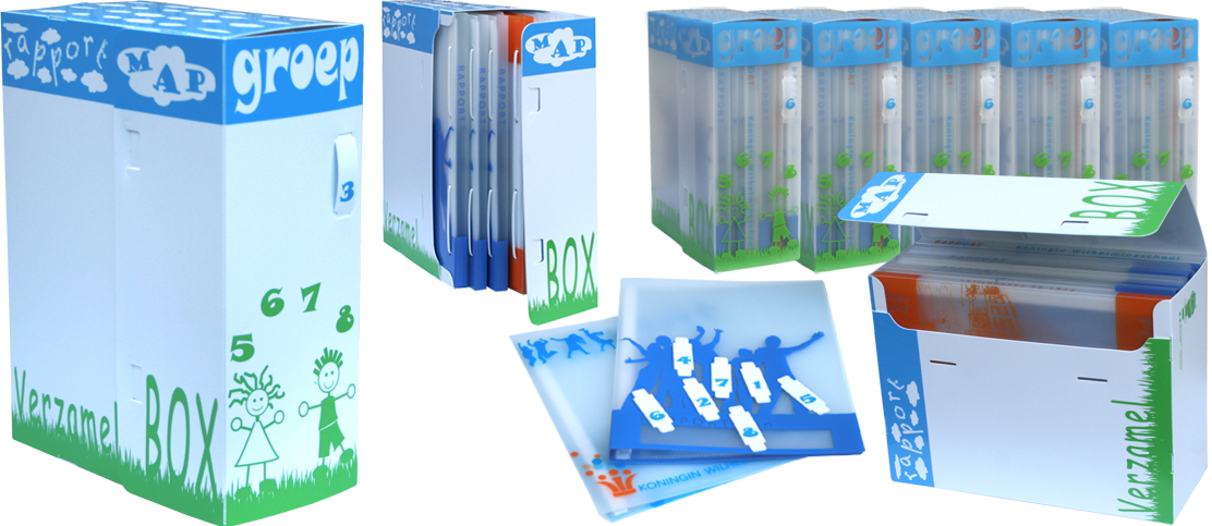 Super leuke opbergcassette Lokaal voor hechtmap Kids With A Name 2