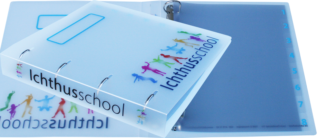 Schoolmap, en tabbladen voor Basisschool De Ichthusschool in Amsterdam