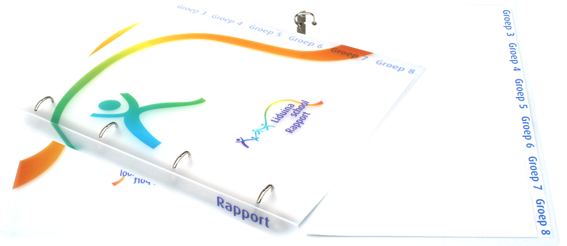 Ringband schoolmap Katholiek Basisonderwijs Liduinaschool Haarlem