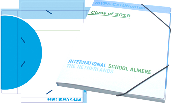 Elasto certificate cassette for International School Almere.