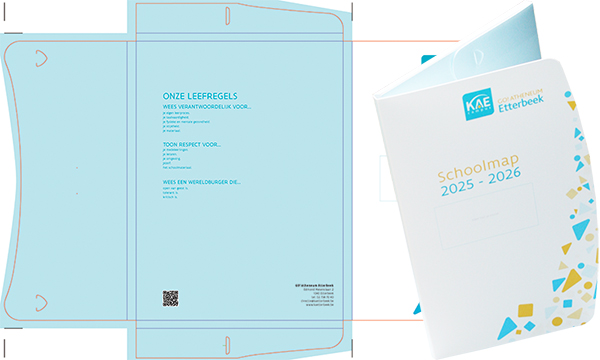 Elasto diploma cassette voor Veluws College Walterbosch in Apeldoorn