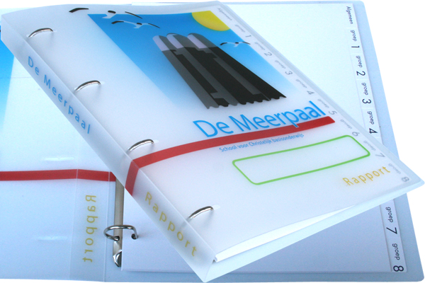 Rapport ringbandmap voor de Meerpaal, basisschool voor Protestants Christelijk onderwijs in Duindorp, Den Haag